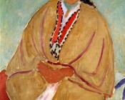 穿黄袍的左拉 - 亨利·马蒂斯